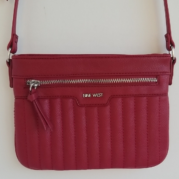 Nine West Red Crossbody Bag - Picture 1 of 10